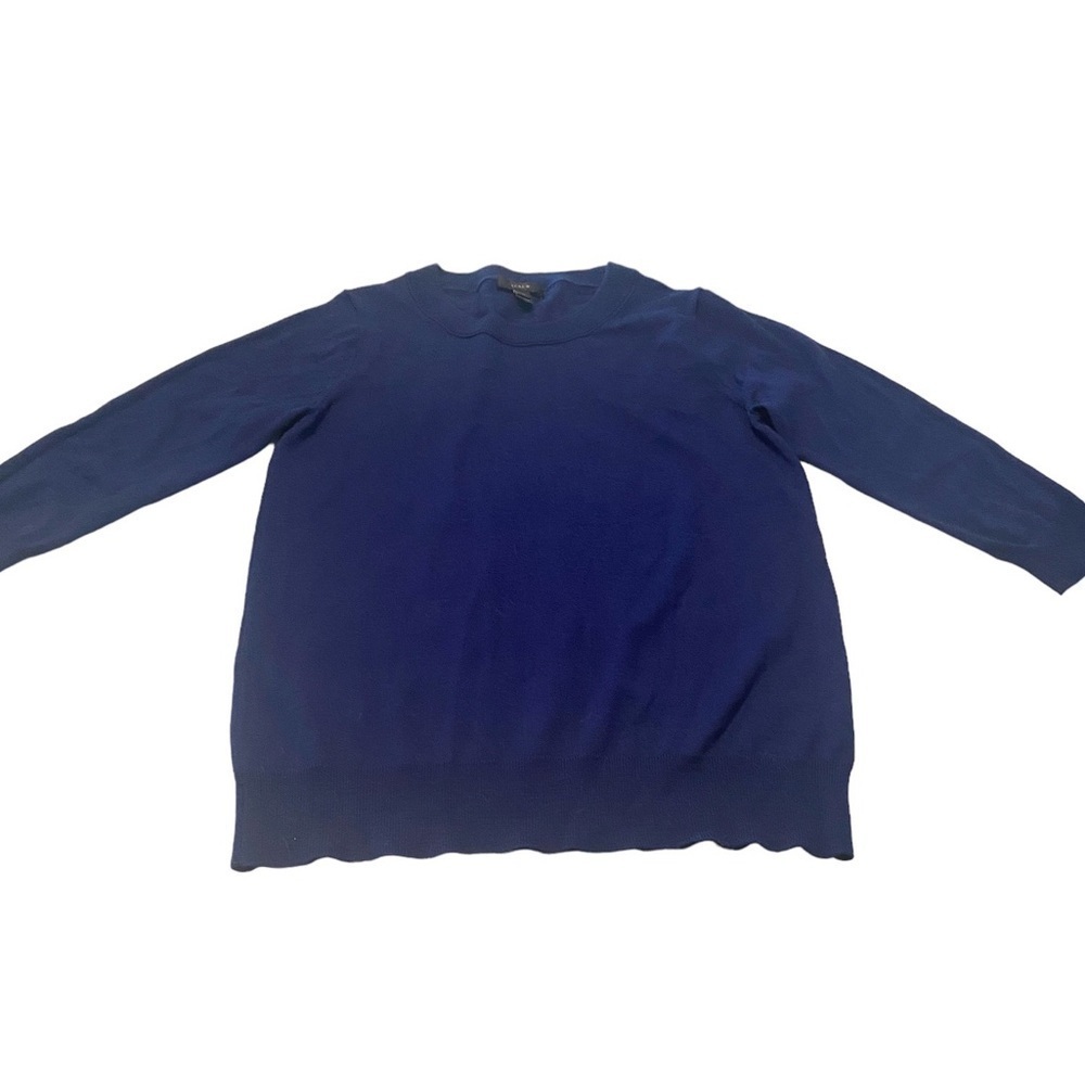 J. Crew Blue Crewneck Sweater - Size M